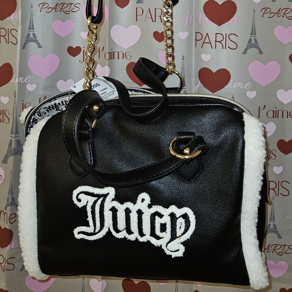 Juicy Couture Licorice Shear Genius Satchel - Picture 8 of 8